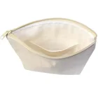 Canvas Zipper Pouch Canvaszipper Wholesale Customized White Cotton Canvas Zipper Pouch Cosmetic Makeup Bag
