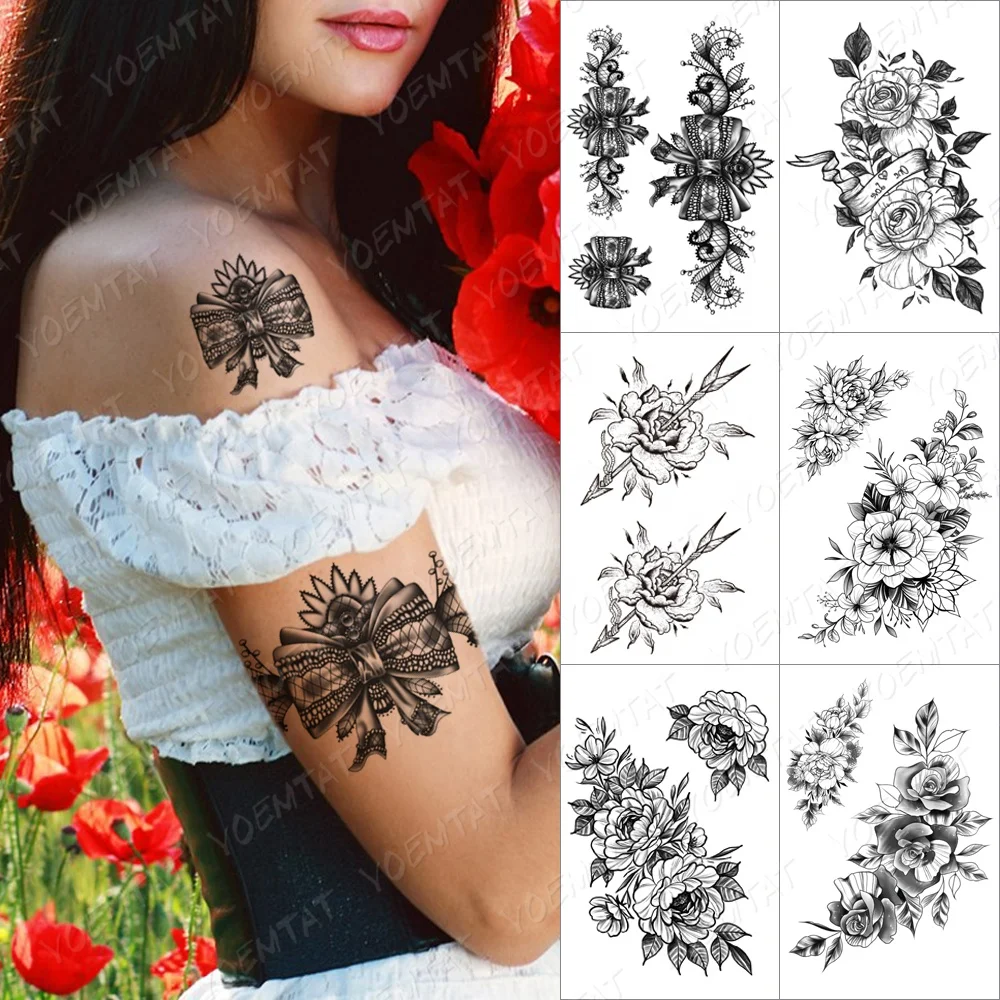 Wholesale Henna Flower Sexy Body Tatoo Customize Temporary Tattoo Stickers Paper Black and White, Cmyk
Wholesale Henna Flower Sexy Body Tatoo Customize Temporary Tattoo Stickers Paper Black and White, Cmyk