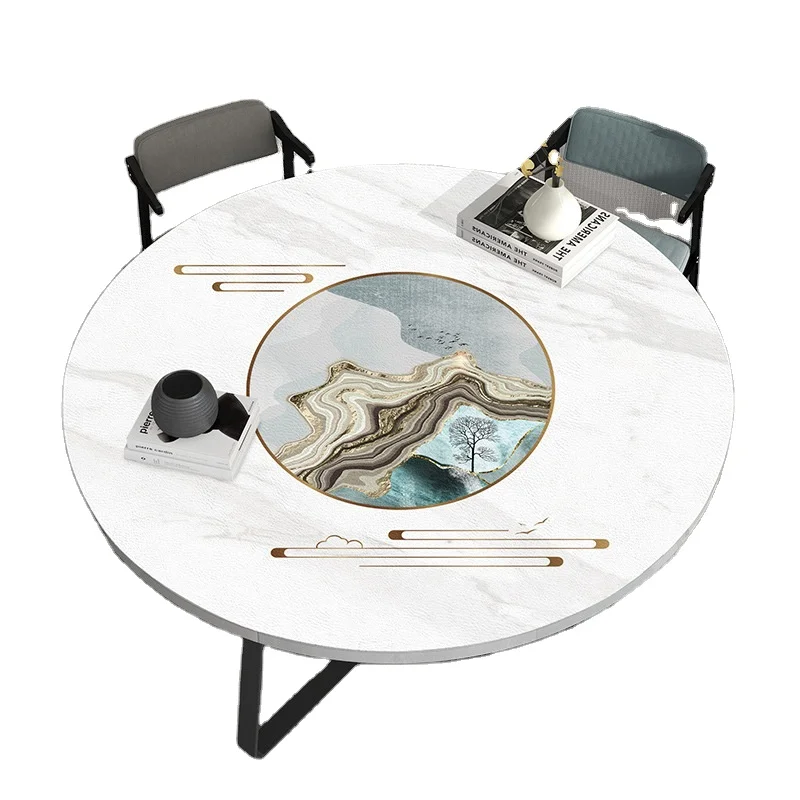 Leather Round Table Mat custom tablecloths European festive table cloth Decor protector ROHS Certification
Leather Round Table Mat custom tablecloths European festive table cloth Decor protector ROHS Certification
