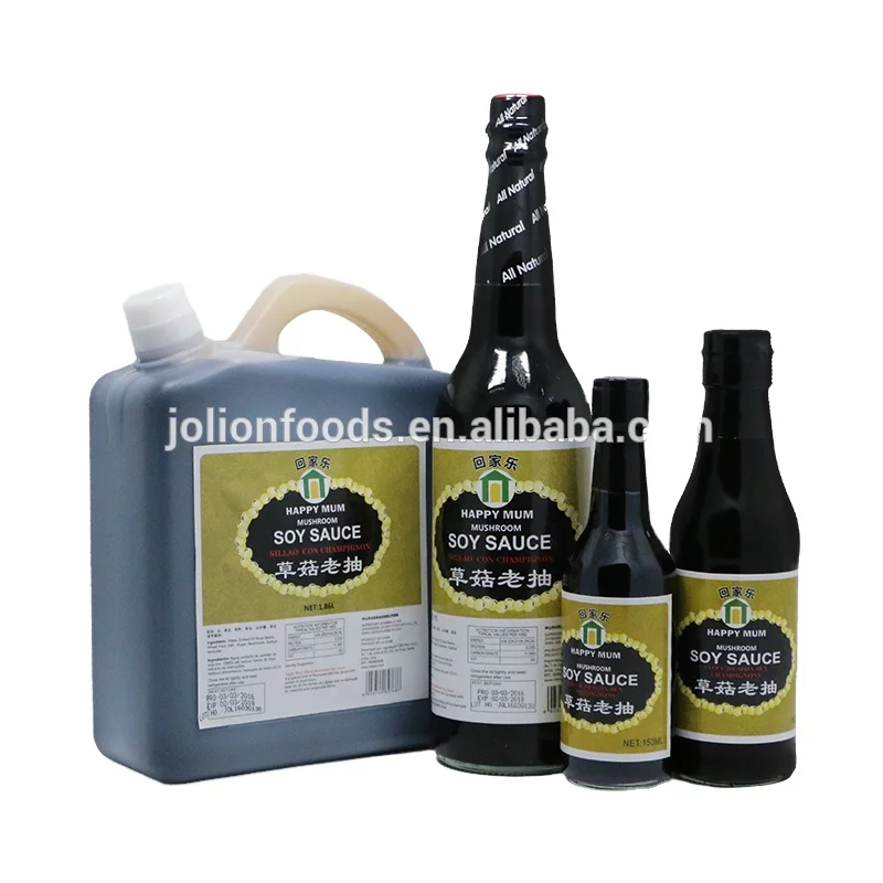 top popular superior no msg gluten-free mushroom dark soy sauce