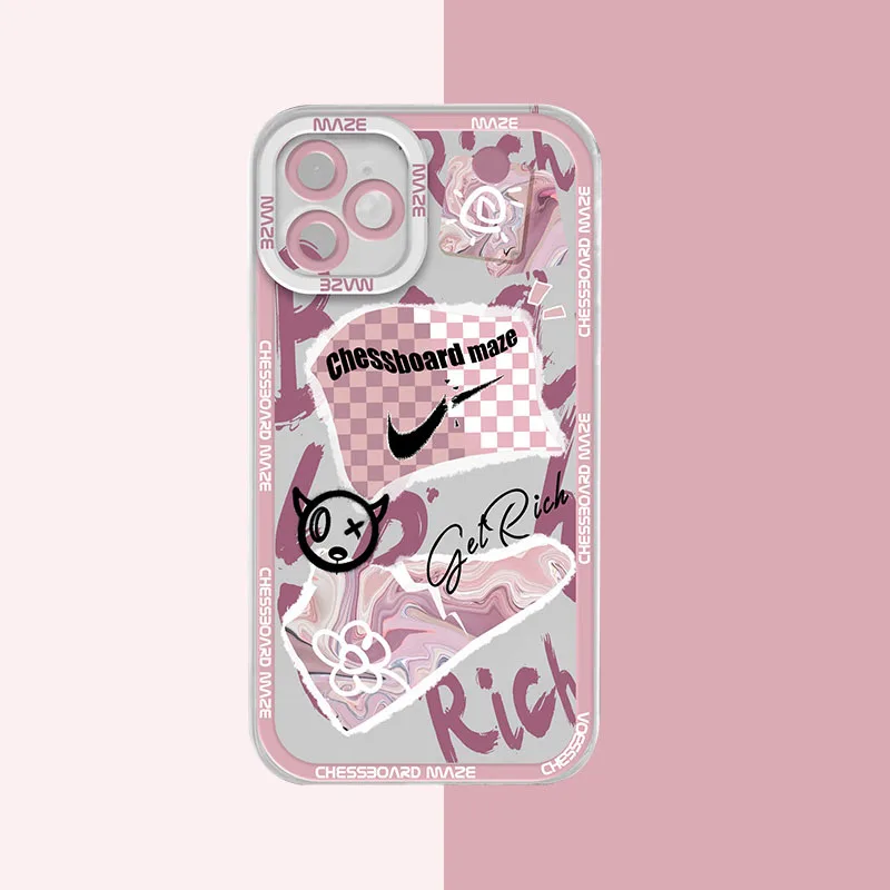 New graffiti brand high-quality transparent painted mobile phone case for iPhone 13 pro max
New graffiti brand high-quality transparent painted mobile phone case for iPhone 13 pro max