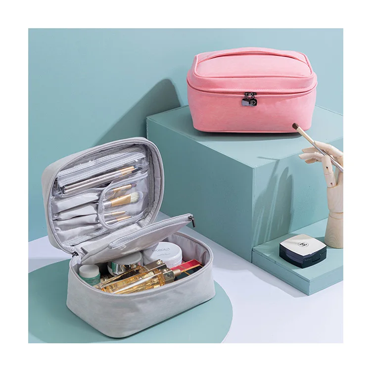 Portable Big Capacity PU Travel Toiletry Makeup Pouch Cosmetic Bag With Brush Holder
Portable Big Capacity PU Travel Toiletry Makeup Pouch Cosmetic Bag With Brush Holder