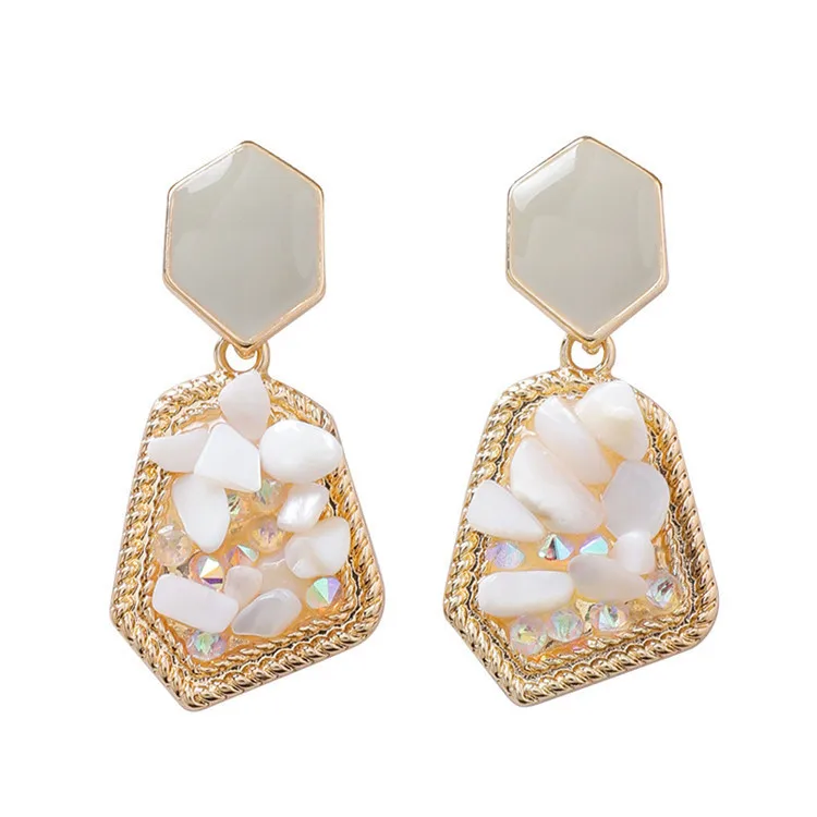 Fashion Temperament Geometric Square Drop Glaze Color Earrings Sweet Girl Fashion Earrings Jewelry Accessories
Fashion Temperament Geometric Square Drop Glaze Color Earrings Sweet Girl Fashion Earrings Jewelry Accessories