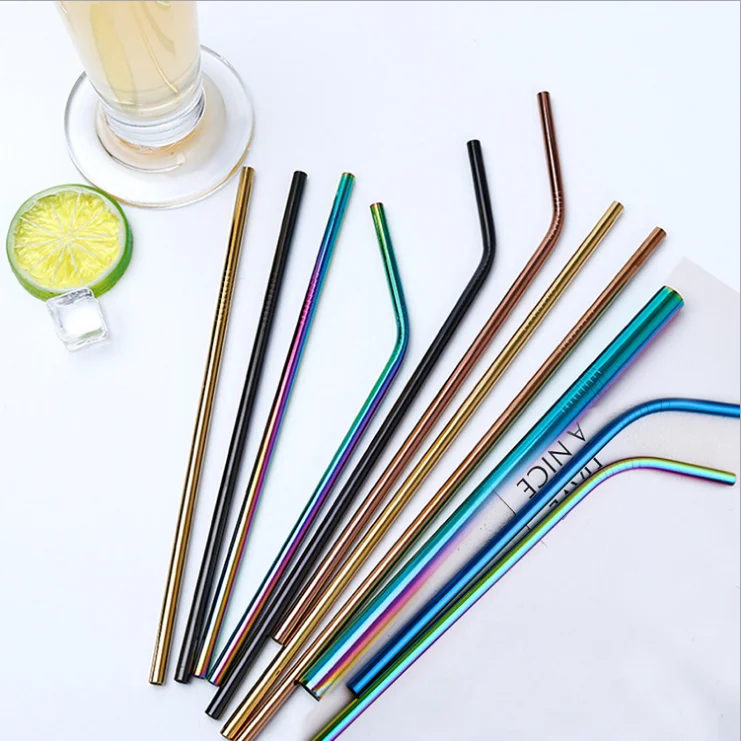 Hot Selling Bpa Free High Quality 304 Stainless Steel Metal Straw With Silicone For Beverage, Customized color
Hot Selling Bpa Free High Quality 304 Stainless Steel Metal Straw With Silicone For Beverage, Customized color