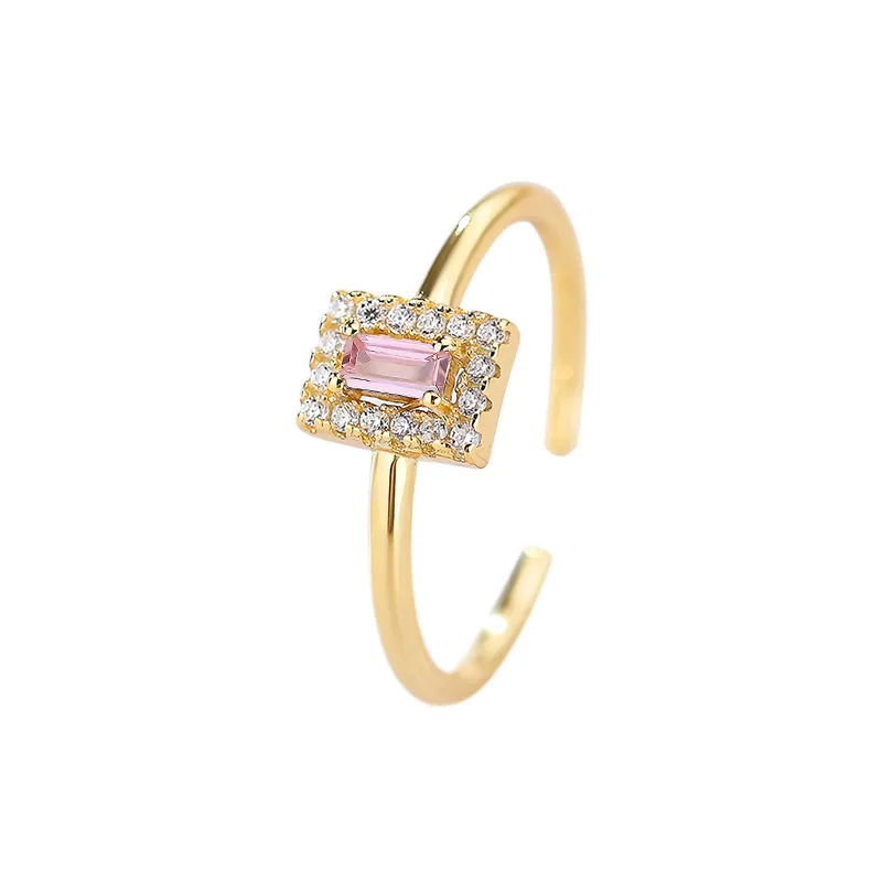 2024 Wholesale trendy 925 sterling silver emerald cut ring 18k gold blue pink diamond square rings for women
2024 Wholesale trendy 925 sterling silver emerald cut ring 18k gold blue pink diamond square rings for women