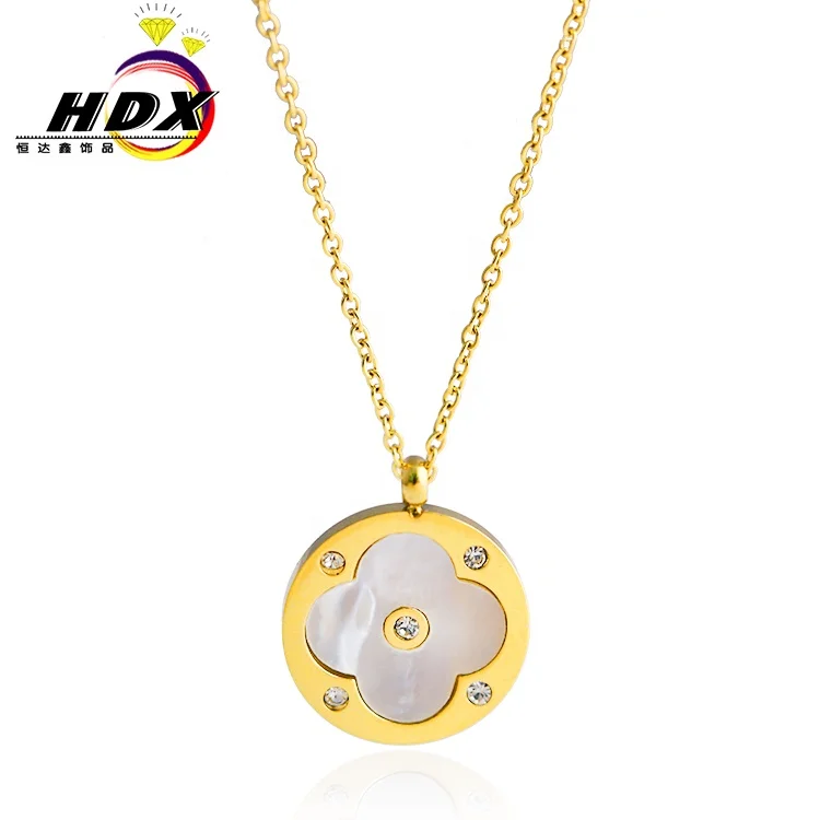 Stainless steel fashion jewelry manufacturers custom, the new Korean edition round flower Sticky Diamond Necklace, Gold
Stainless steel fashion jewelry manufacturers custom, the new Korean edition round flower Sticky Diamond Necklace, Gold