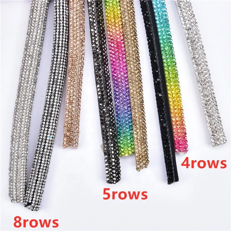 Diy Decorative Trim 4 /5 /8 Rows 2Mm Dense Glass Diamond Wrapped Cotton Rope DIY Bows For Clothing Shoe Crafts Rhinestone Tube, A variety of rhinestone colors to choose
Diy Decorative Trim 4 /5 /8 Rows 2Mm Dense Glass Diamond Wrapped Cotton Rope DIY Bows For Clothing Shoe Crafts Rhinestone Tube, A variety of rhinestone colors to choose