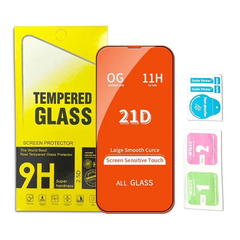 21D Wholesale Low price Factory Price 21D Cheap Price tempered glass Screen Protector Full Glue For Iphone 13 12 pro
21D Wholesale Low price Factory Price 21D Cheap Price tempered glass Screen Protector Full Glue For Iphone 13 12 pro