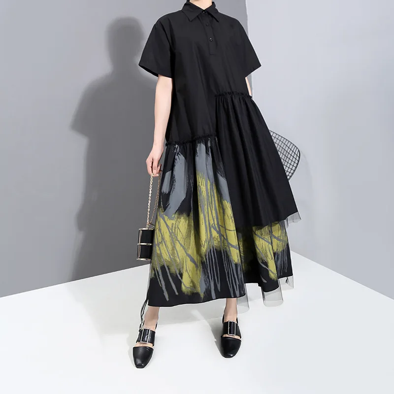 Wholesale 2021 Summer Ladies Fashion Retro Casual Loose Dress Net Yarn Loose Japanese Printed Irregular Women Dress
Wholesale 2021 Summer Ladies Fashion Retro Casual Loose Dress Net Yarn Loose Japanese Printed Irregular Women Dress