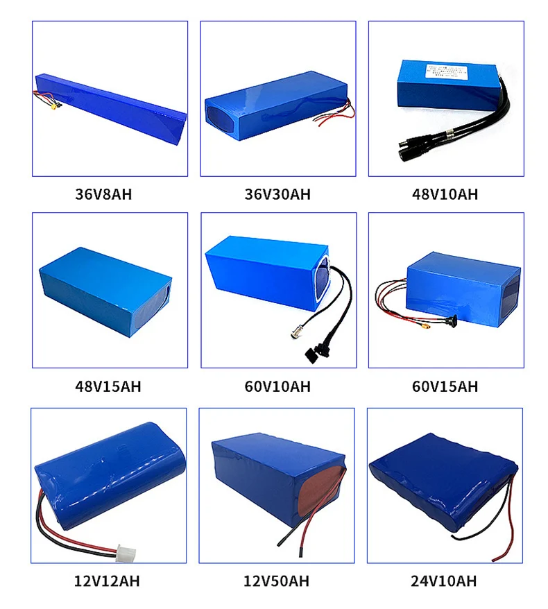 Lithium battery 12V 24V 36V 48V 5AH 10AH 15AH 20AH 25AH 100AH battery pack
