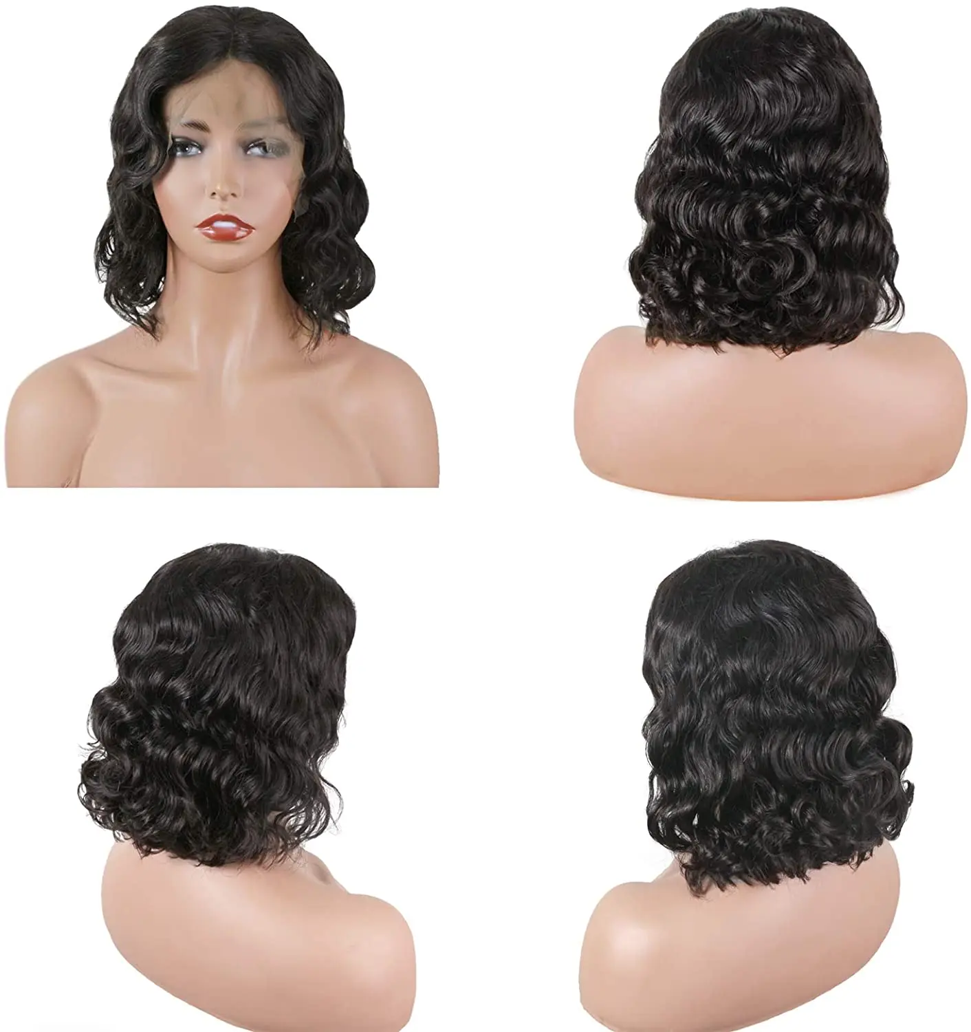 12 Inch Body Wave Short Bob 4x4 Closure Lace Front Human Hair Wigs Pre Plucked Brazilian Virgin Hair Glueless Lace Wig For Women
12 Inch Body Wave Short Bob 4x4 Closure Lace Front Human Hair Wigs Pre Plucked Brazilian Virgin Hair Glueless Lace Wig For Women