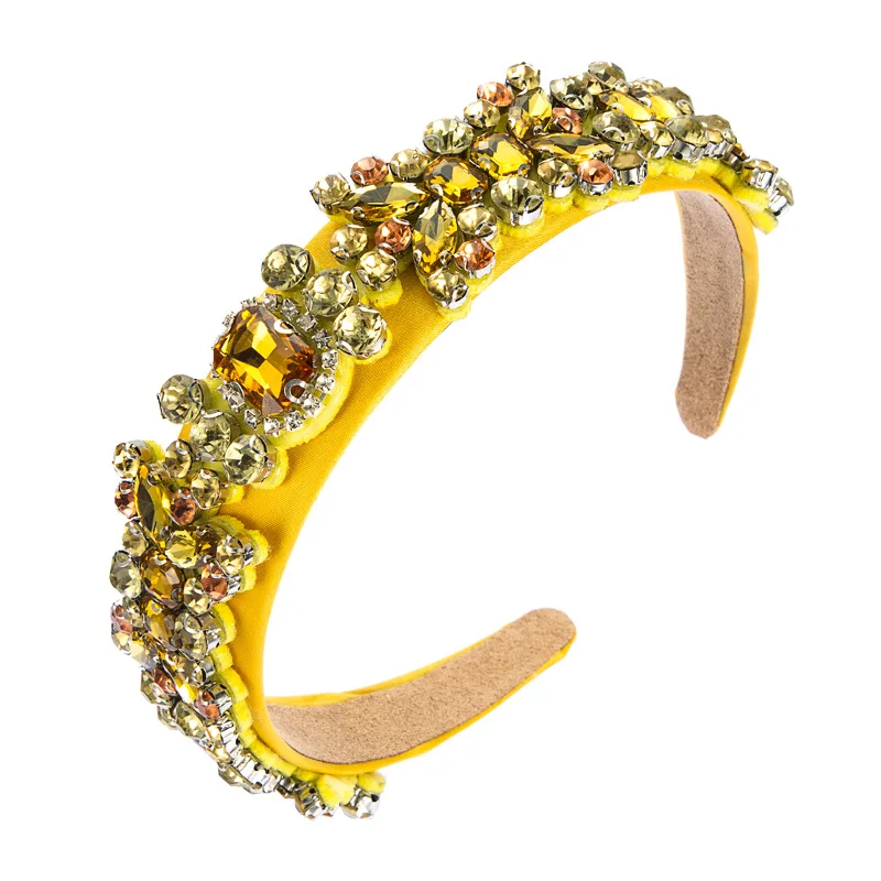 New Retro Style Glass Drill Hair Hoop Colorful Full Drill Flower Shape Headband Jewelry
New Retro Style Glass Drill Hair Hoop Colorful Full Drill Flower Shape Headband Jewelry