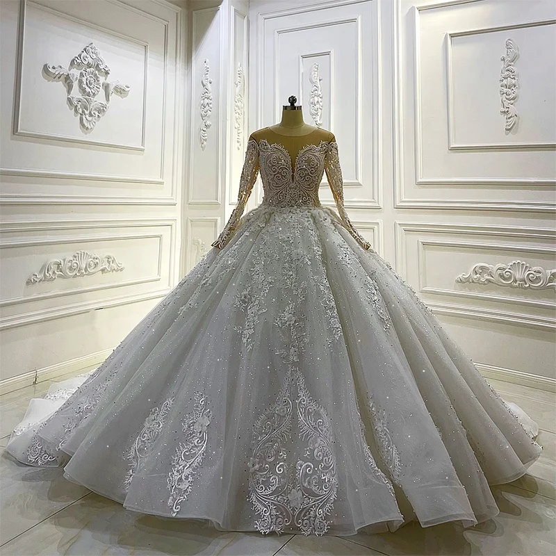 Am1117 Custom White Dresses 2022 Luxury Lace Women'S Classic Detachable Train Wedding Dresses, Ivory
Am1117 Custom White Dresses 2022 Luxury Lace Women'S Classic Detachable Train Wedding Dresses, Ivory