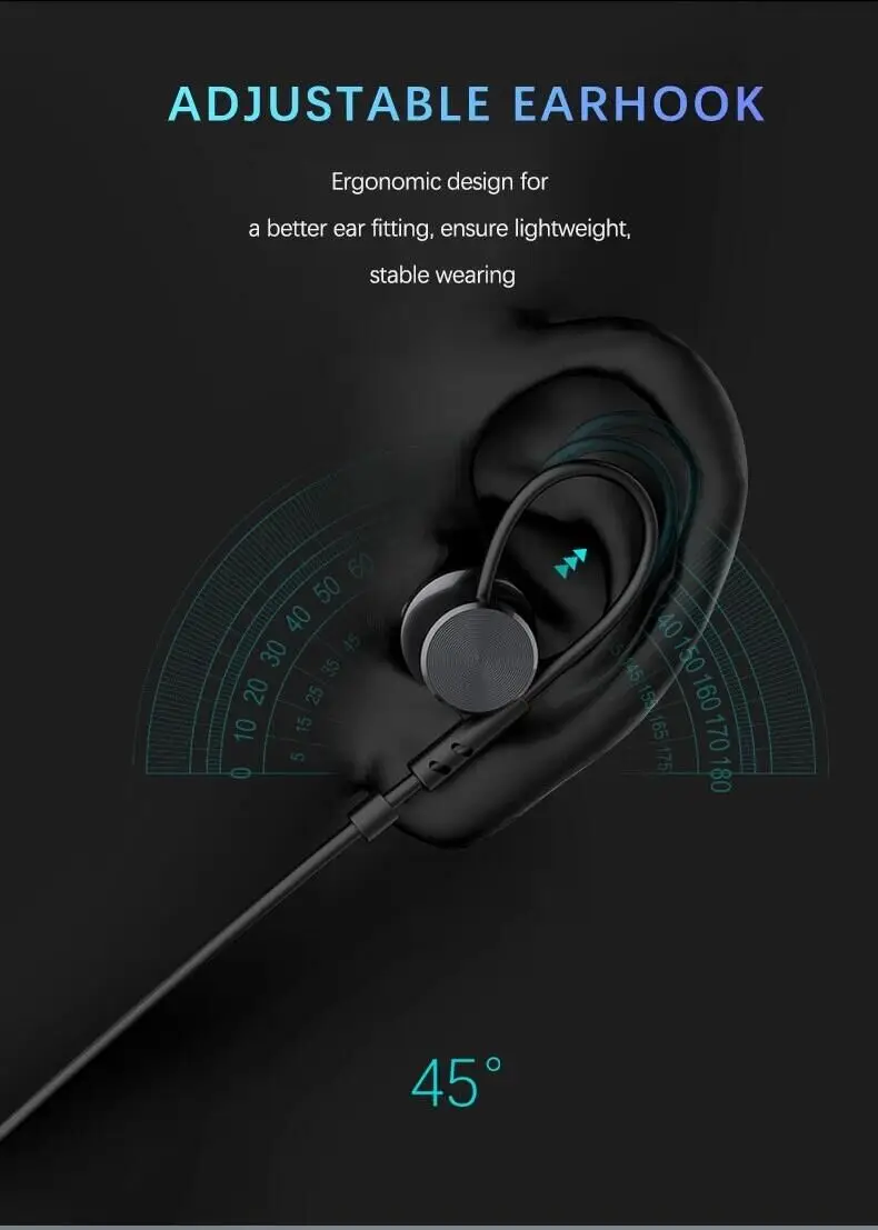 E12 magnetic in-Ear stereo sound wireless neckband earphone sports waterproof headphone with mic - ANKUX.COM