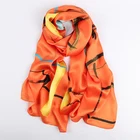 Digital print customized satin head scarfs new 100% custom satin silk scarfs