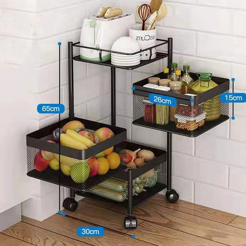 Kitchen Rotating Basket Storage Rack Fruit Vegetable Shelf 360 Degree Rotating Baskets Rack Kitchen Floor Multi-layer shelves
Kitchen Rotating Basket Storage Rack Fruit Vegetable Shelf 360 Degree Rotating Baskets Rack Kitchen Floor Multi-layer shelves