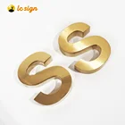 wholesale door number Metal Signage Stainless Steel Signs metal sign letters bronze metal alphabet letters