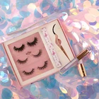 10D Reusable Siberian Mink Fur Eyelashes With Free Lash Branding Packaging Box Design Service Drop Shipping