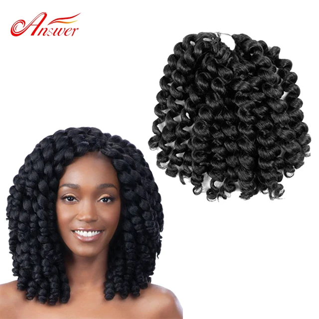 8'' Wand Curl JAMAICAN BOUNCE Synthetic Hair Crochet Braids African Collection Bohemian Women's Jumpy Brading Hair Extension
8'' Wand Curl JAMAICAN BOUNCE Synthetic Hair Crochet Braids African Collection Bohemian Women's Jumpy Brading Hair Extension