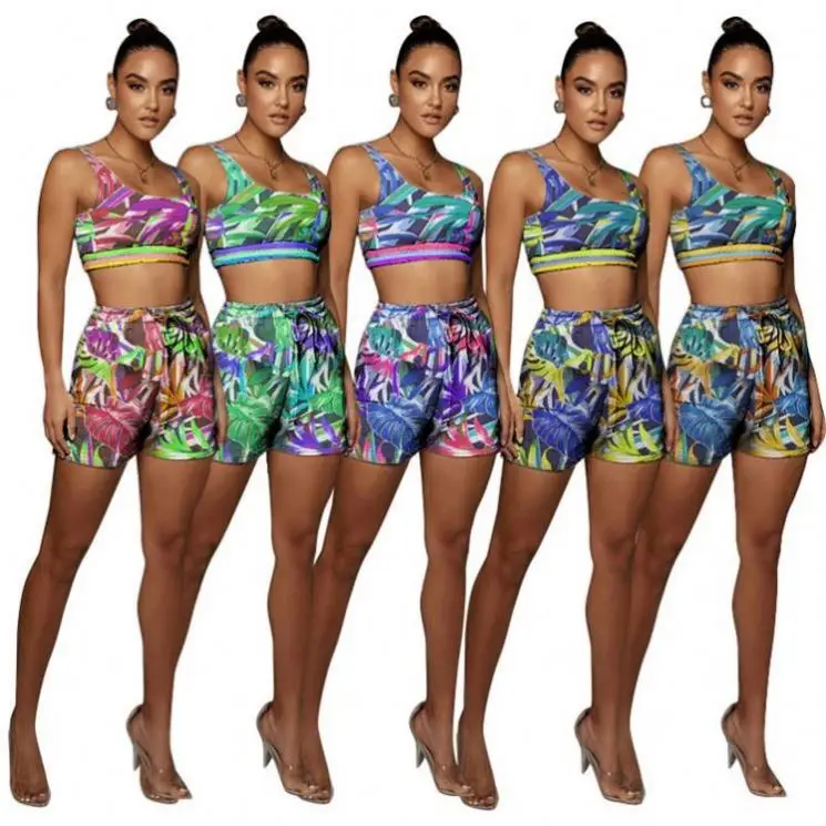 Ckfashion New Style 2021 Summer Casual Printed Sports Crop And Shorts Suit Sexy Two Piece Shorts Set Women Clothing
Ckfashion New Style 2021 Summer Casual Printed Sports Crop And Shorts Suit Sexy Two Piece Shorts Set Women Clothing