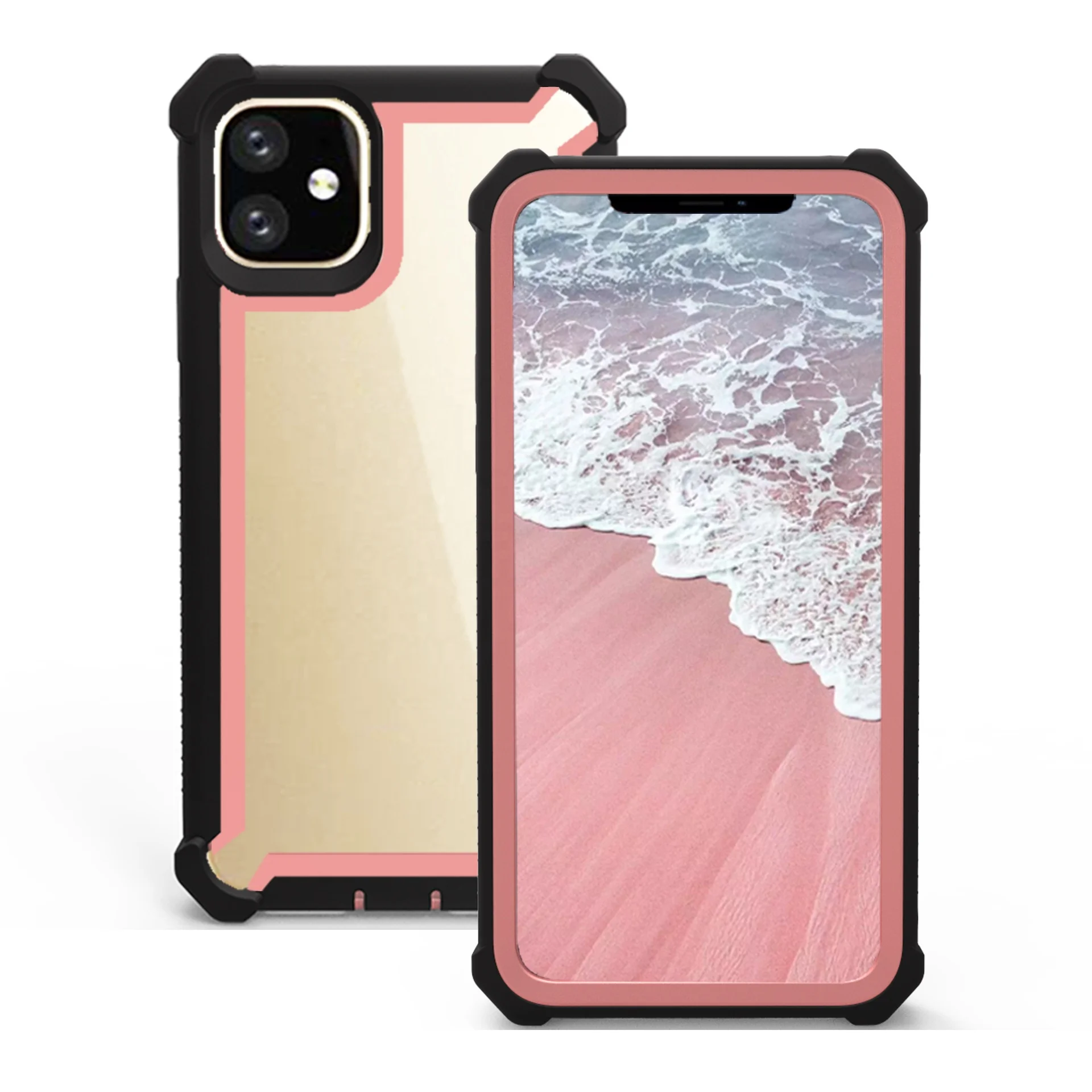 Clear Acrylic Soft Tpu 2 In 1 PC Bumper phone case For Iphone 11 / 11 pro / 11 pro max, Multi-color, can be customized
Clear Acrylic Soft Tpu 2 In 1 PC Bumper phone case For Iphone 11 / 11 pro / 11 pro max, Multi-color, can be customized