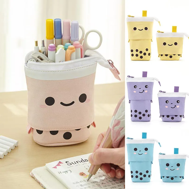 Cute Pencil Case Standing Pen Kawaii Telescopic Makeup youth Pouch Cosmetics Tote Bag for Girls Students Women Adults
Cute Pencil Case Standing Pen Kawaii Telescopic Makeup youth Pouch Cosmetics Tote Bag for Girls Students Women Adults