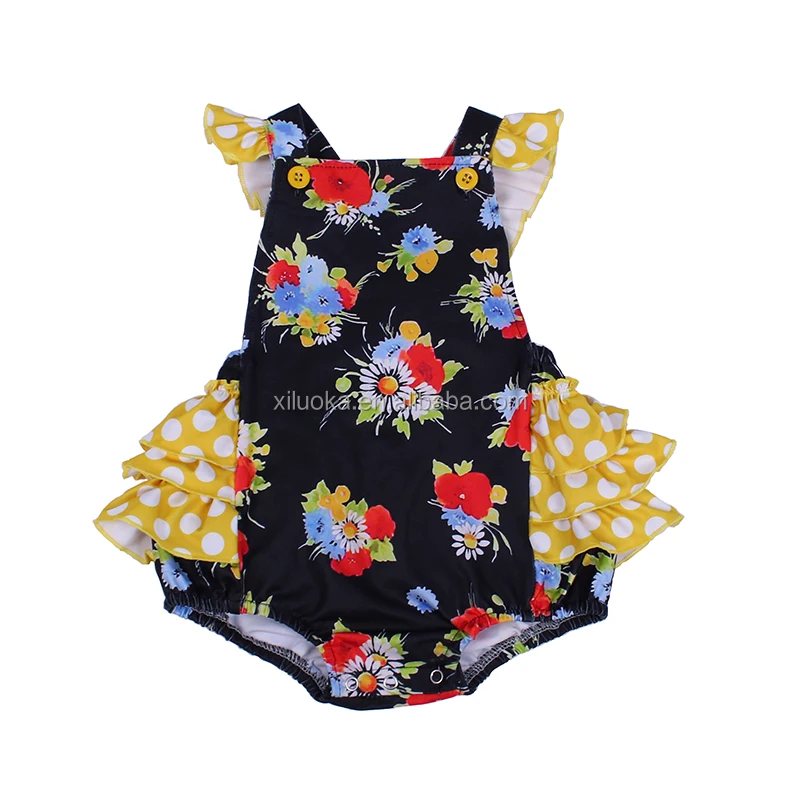 New Design Girl Boutique Clothing Ruffle Romper Newborn Floral Bubble Baby Clothes, Picture
New Design Girl Boutique Clothing Ruffle Romper Newborn Floral Bubble Baby Clothes, Picture