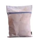 25*30 Non-fluorescent polyester extra-thick laundry mesh wash bag with zipper