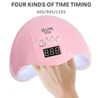 Lamp Nail Art Phototherapy Machine 48W Sunlight 24pcs UV/LED Smart Nail Gel Solidification Lamp
