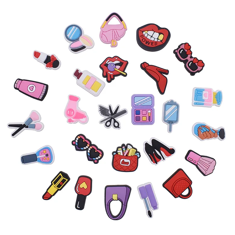 designer gibz charm croc make up set wholesale soft pvc rubber Clog Accessories Decorations Charm Buckle shoe button, As picture
designer gibz charm croc make up set wholesale soft pvc rubber Clog Accessories Decorations Charm Buckle shoe button, As picture