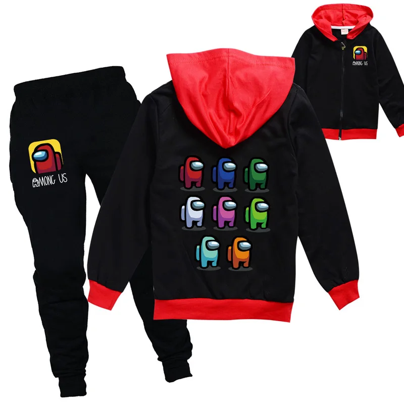 2021 new children's clothes among us boys and girls printed fashion zipper hooded sweatshirt suit clothes kids clothes
2021 new children's clothes among us boys and girls printed fashion zipper hooded sweatshirt suit clothes kids clothes