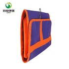 custom polyester pvc large hanging toiletry travel mens wash bag