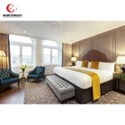 Factory custom 5 star Asian top quality hotel room set furniture packages hampton inn