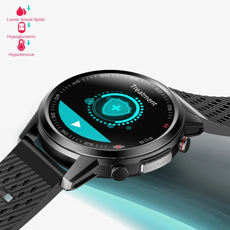 650NM laser treatment watch to lower three high blood lipids, blood pressure and blood sugar smart watch and with ECG
650NM laser treatment watch to lower three high blood lipids, blood pressure and blood sugar smart watch and with ECG