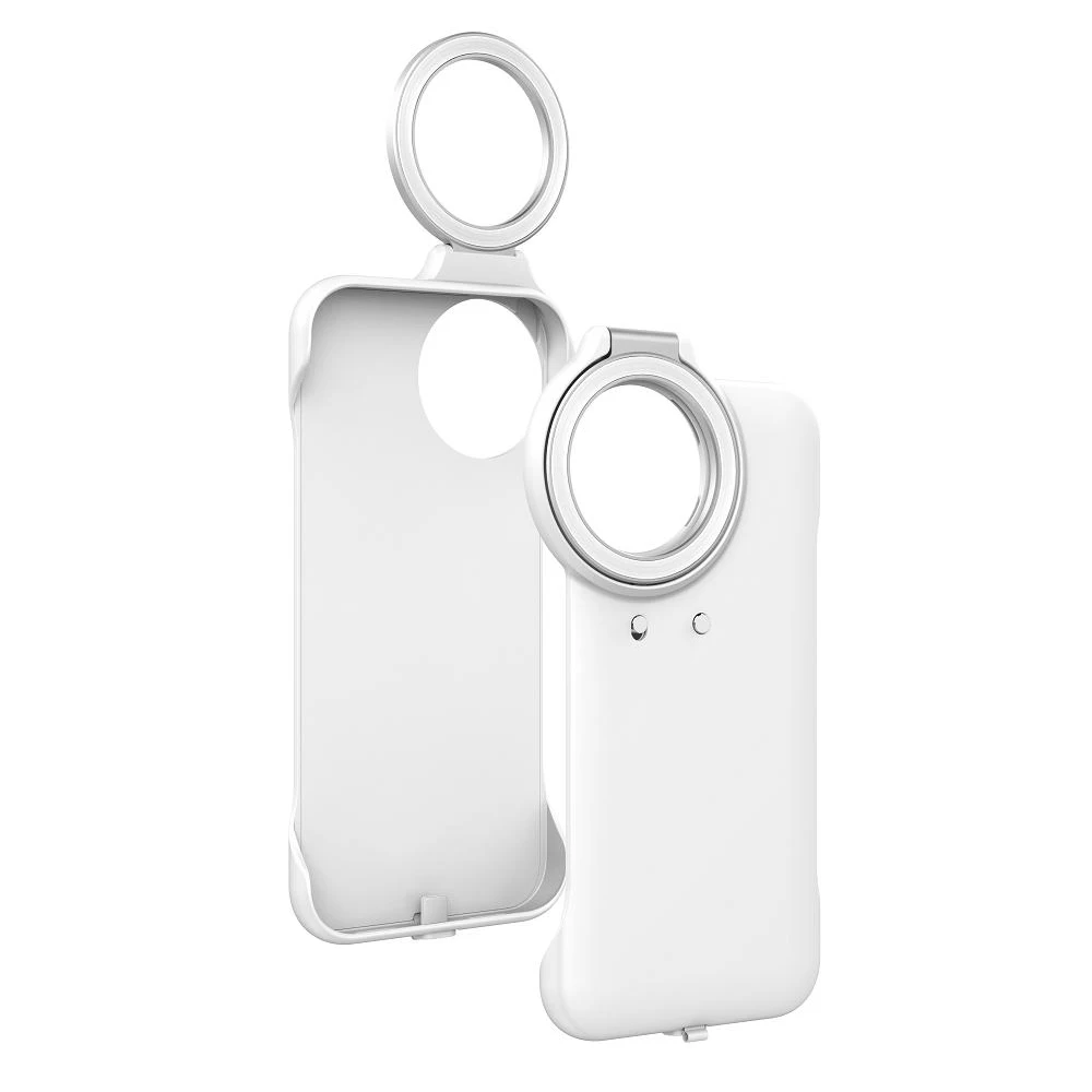 New Led Fill-Light Mobile Phone Case With Beautify Selfie Ring Light For Iphone 11 12Pro Max Smart Phone Case Protective Cover
New Led Fill-Light Mobile Phone Case With Beautify Selfie Ring Light For Iphone 11 12Pro Max Smart Phone Case Protective Cover