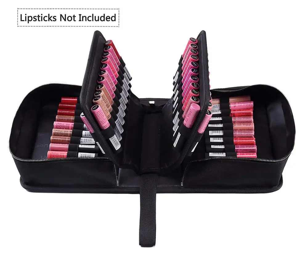 Portable 70 Slot Lipstick Stock Case Holder Organization With Carrying Handle, Black / brown / cream or customized color is available
Portable 70 Slot Lipstick Stock Case Holder Organization With Carrying Handle, Black / brown / cream or customized color is available