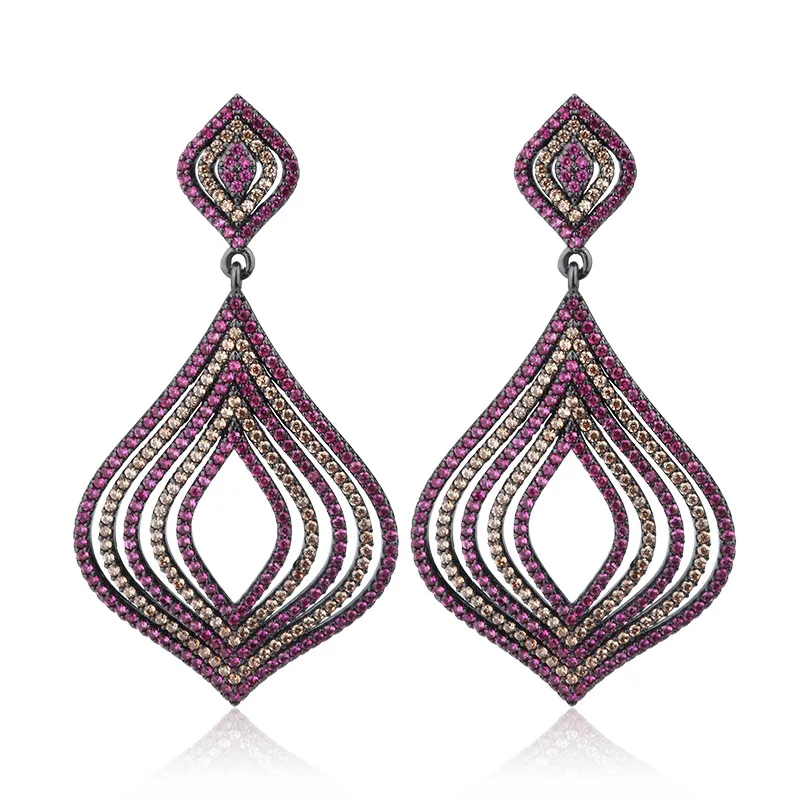 2021 best-selling geometric color ladies earring Channel jewelry earrings, Black gun plated
2021 best-selling geometric color ladies earring Channel jewelry earrings, Black gun plated