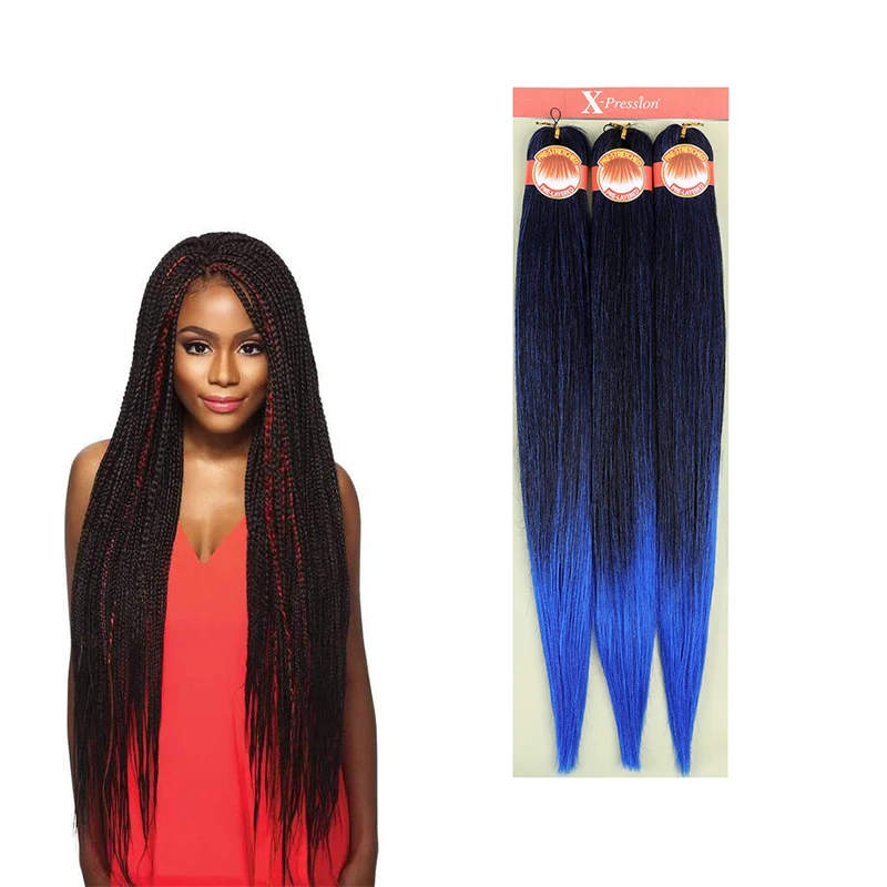 Synthetic Braiding Hair Kanekalo 3x Pre Stretched Braiding Hair For Crochet Braiding Extension
Synthetic Braiding Hair Kanekalo 3x Pre Stretched Braiding Hair For Crochet Braiding Extension