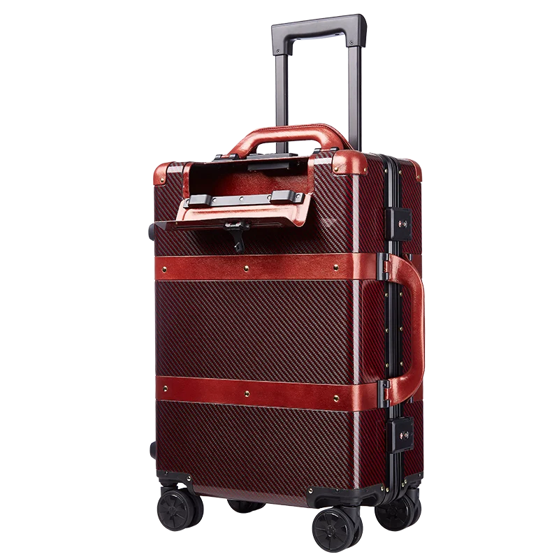 Professional full carbon fiber genuine handle rotating wheel TSA customs code lock boarding travel hard luggage
Professional full carbon fiber genuine handle rotating wheel TSA customs code lock boarding travel hard luggage