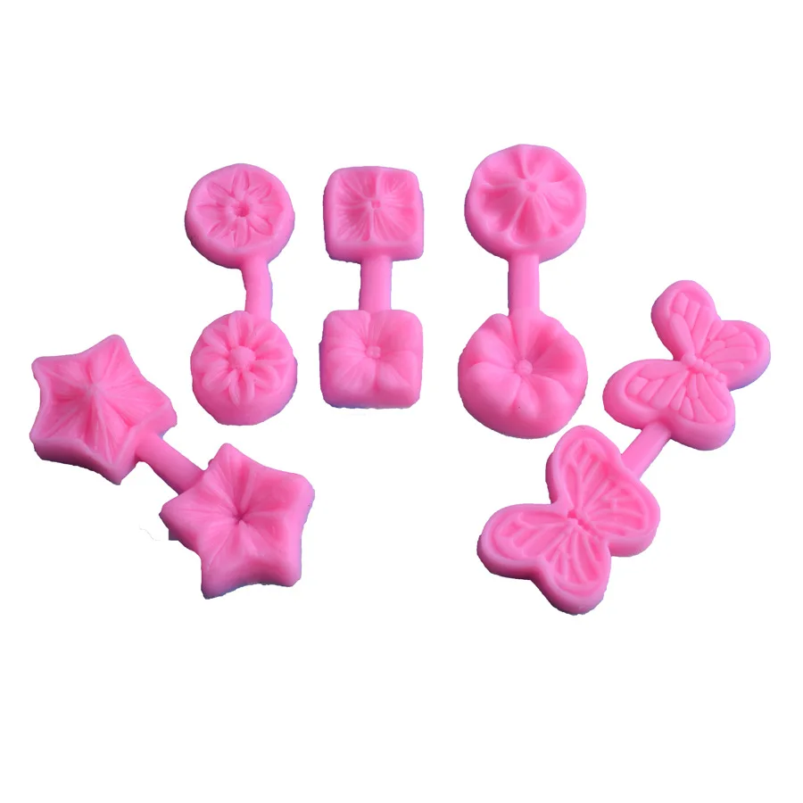 New four-leaf clover butterfly flower chrysanthemum leaf embossing silicone mold DIY fondant baking cake decoration mold, As picture
New four-leaf clover butterfly flower chrysanthemum leaf embossing silicone mold DIY fondant baking cake decoration mold, As picture