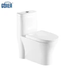 GX1038 Bathroom Sanitary Floor Mounted S-trap One Piece Wc Toilet Bowl