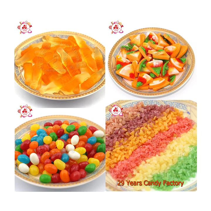 Chuanghui bulk confectionery popping jelly gummy candy in loose package