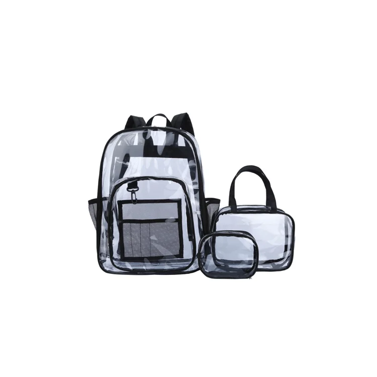 Spot Amazon cross-border supply transparent backpack large-capacity student school bag
Spot Amazon cross-border supply transparent backpack large-capacity student school bag
