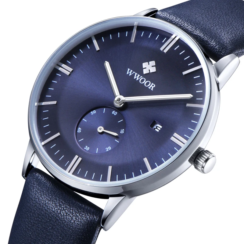 Fashion luxury genuine leather WWOOR brand WWOOR 8808 men wrist watch private label, 4 color for you choose
Fashion luxury genuine leather WWOOR brand WWOOR 8808 men wrist watch private label, 4 color for you choose