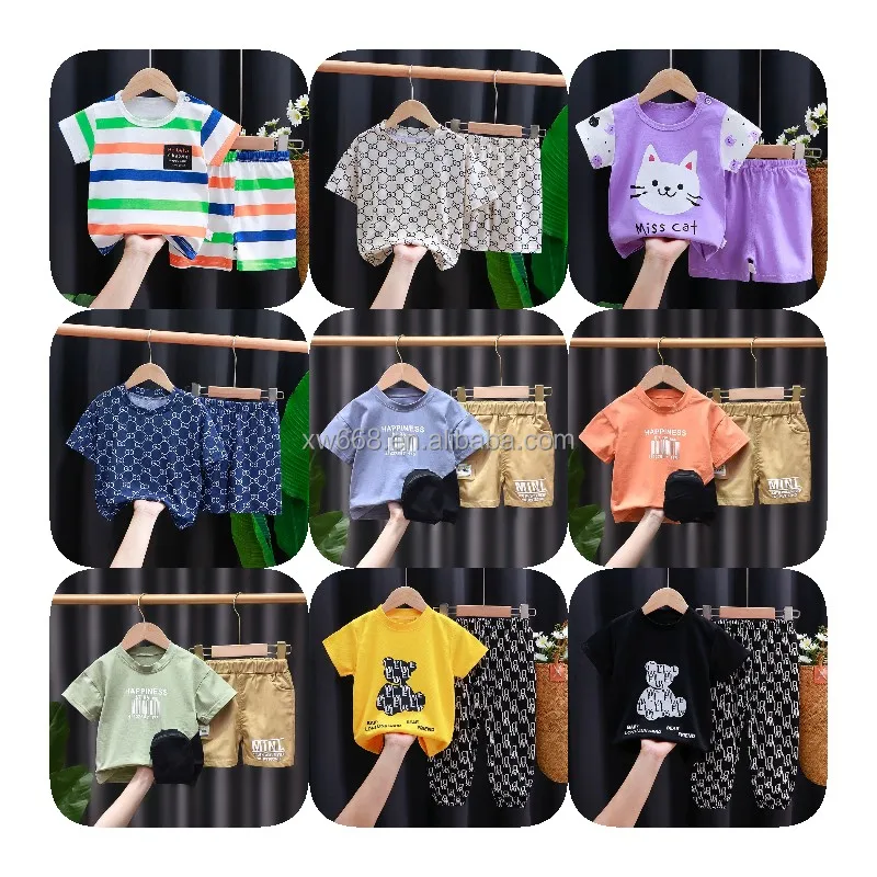 Wholesale new summer 100% cotton short sleeve baby and children's clothing sets with best price t-shirts children's T-shirts
Wholesale new summer 100% cotton short sleeve baby and children's clothing sets with best price t-shirts children's T-shirts