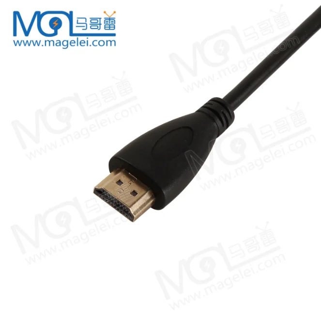 HD Mini HDMI to HDMI Cable Bend Head Standard HDTV Connection Cord - ANKUX.COM