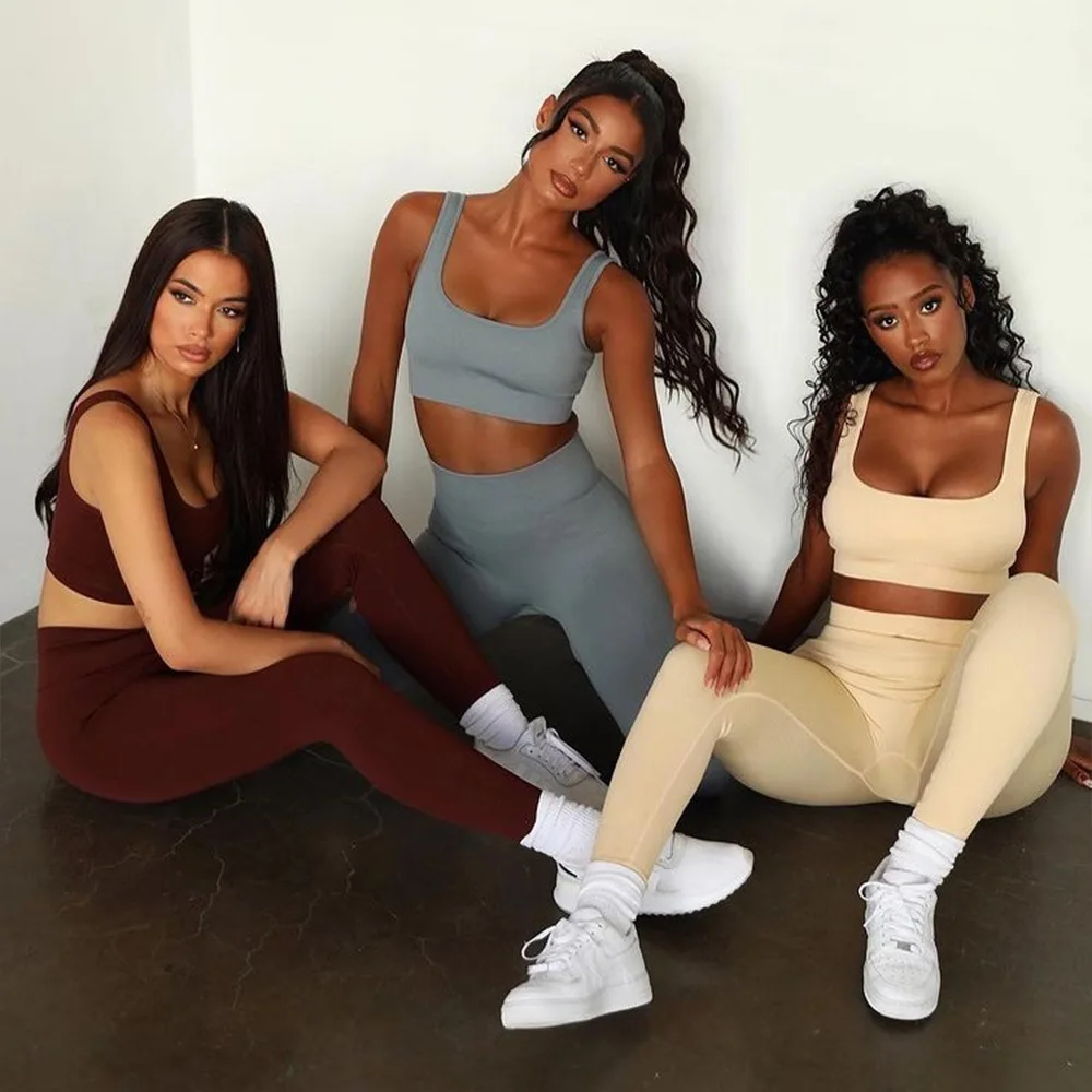 2021 Seamless 2 Piece Sets Sports Running Yoga Clothing Gym Fitness Wear High Waisted Workout Leggings Yoga Set, Customized colors
2021 Seamless 2 Piece Sets Sports Running Yoga Clothing Gym Fitness Wear High Waisted Workout Leggings Yoga Set, Customized colors