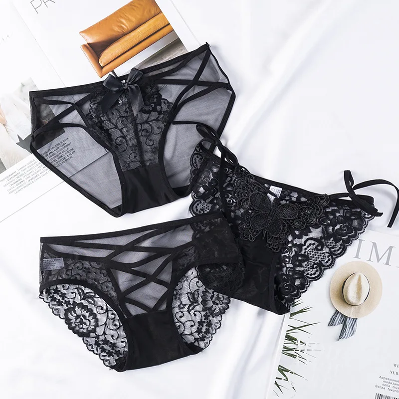 Sexy Lace Panties For Women Underwear Fashion Panty Lingerie Breathable Hollow Out Briefs Low-Rise Panties Female Underwear, Customized
Sexy Lace Panties For Women Underwear Fashion Panty Lingerie Breathable Hollow Out Briefs Low-Rise Panties Female Underwear, Customized