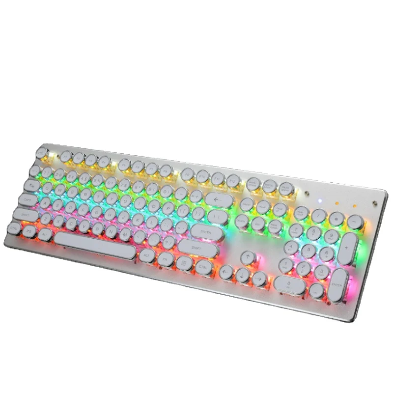 Customize Personalized Retro Punk Backlit Round Keycaps Gaming Mechanical Keyboard, Black/white
Customize Personalized Retro Punk Backlit Round Keycaps Gaming Mechanical Keyboard, Black/white