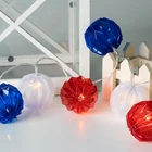 Decorative Ceiling Lights Decorative Ceiling Flower 10L Pvc Lantern Light Chain